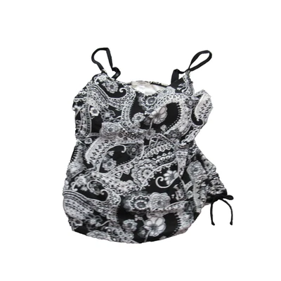 Traje de baño Liz Claiborne Tankini para mujer 16 cachemira floral ajustable Top de baño S Foto 1 de 4