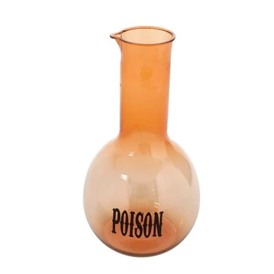 💀ХЭЛЛОУИН💀 Фляжка с ядом КОЛБА Лабораторное Волшебное Зелье Реквизит для Вечеринки Декор НОВАЯ - Изображение 1 из 4