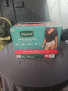 Ropa interior Depend Fresh Protection avanzada para incontinencia en adultos mujeres 72 unidades mediana - Imagen 1 de 5