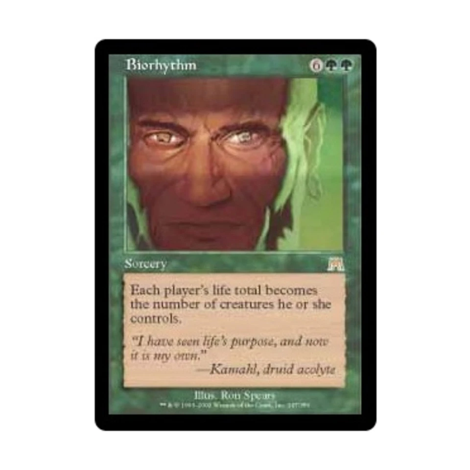 WOTC MtG Onslaught Biorhythm (R) EX - Image 1 of 1