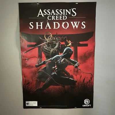 Assassins Creed: Shadows GameStop Foldable Marketing Poster (49x33) Double Sided - Image 1 of 4