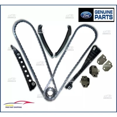 Timing Chain Tensioner Guide Chains Kit for 2005-2013 FORD F150 F250 F350 5.4L - Image 1 of 2