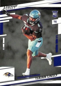 2022 Panini Prestige, Isaiah Likely, RC, #340 , Baltimore Ravens - Picture 1 of 2