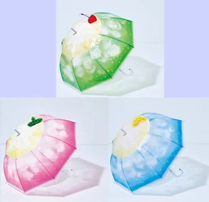 Soda float transparent Umbrella 3 types Japan Art Design New Real YOU+MORE New - Picture 1 of 35