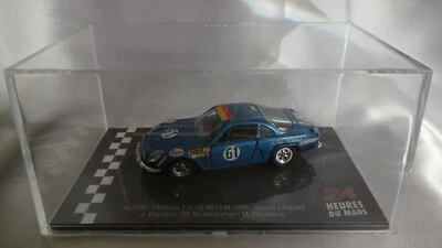 1/43 ALPINE RENAULT A110 #61 24H LE MANS 1968 CON BASETTA CUSTOM E DISPLAY  - Immagine 1 di 4