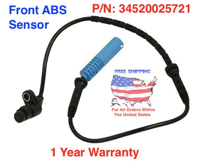 NUEVO SENSOR DE VELOCIDAD ABS RUEDA DELANTERA para 98 1999 2000 2001 BMW E38 740i 740iL 750iL Foto 1 de 2