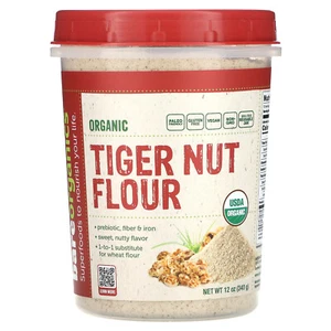 Organic Tiger Nut Flour, 12 oz (340 g) - Picture 1 of 2