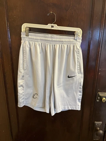 Nike Dri Fit Cleveland Cavaliers Basketball Shorts, Gray/ Silver Camo Logo Cover