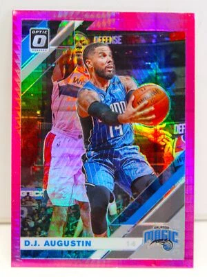 DJ Augustin 2019-20 Donruss Optic Hyper Pink Prizm Holo Card #5 Orlando Magic 🔥 - Image 1 of 4