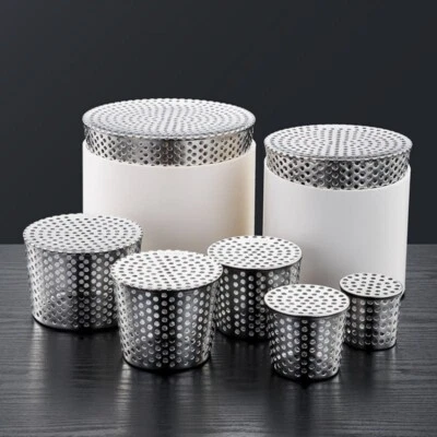 Protección de canalón de acero inoxidable, filtro de follaje, colador, bajante, cubierta de tubo de desagüe nuevo - Imagen 1 de 4