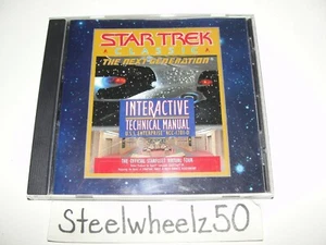 Star Trek Next Generation Interactive Technical Manual PC 1999 CD Windows - Imagen 1 de 3