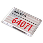 Fridge Magnet - Mayview, 64071 - Us Zip Code