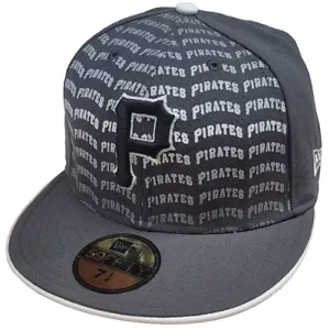 Pittsburgh Pirates New Era 5950 Fadeout Fitted Mütze - Grau - Bild 1 von 1
