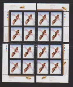 2010 Canada SC# 2406 - Beneficial Insect - Set of 4 Plate Blocks M-NH # 3480s - Picture 1 of 1