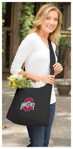 OSU Buckeyes Tote Bag Ohio State Sling Style Cross Body Shopper FULLY LINED! - Picture 1 of 1