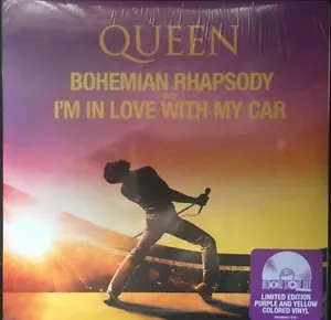 QUEEN - BOHEMIAN RHAPSODY - 7-INCH PURPLE/YELLOW 45-RPM COLORED VINYL - NEW! - Picture 1 of 9