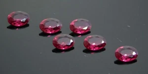 Natural Red RUBY Oval Shape 6.80 Ct Loose Gemstone Lot Ring Size CERTIFIED - Picture 1 of 3