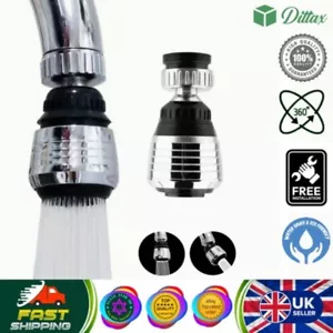 360° Rotate Swivel Water Saving Tap Aerator Diffuser Faucet Nozzle Filter UK - Picture 1 of 11