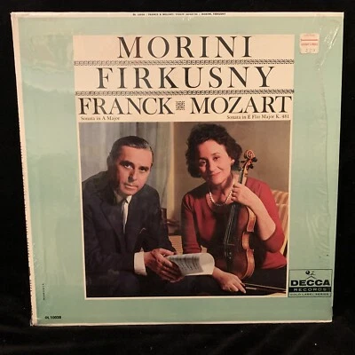 ERICA MORINI, violin - FRANCK & MOZART Sonatas - Firkusny - DECCA LP IN SHRINK - Image 1 of 4