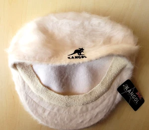 Vintage 90s Kangol Furgora 502 Size S/M Fuzzy Flat Cap Hat Made in England - Picture 1 of 5