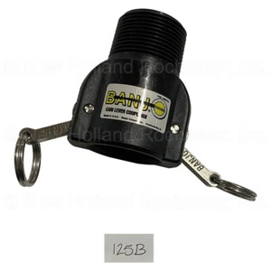 Acoplador hembra Banjo 1" X 1-1/4" rosca macho poli leva palanca acoplamiento parte # 125B - Imagen 1 de 1