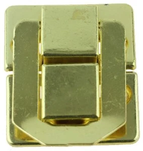Snap Catch - Brass Plated - 1-7/16" x 1-1/8" - Picture 1 of 2