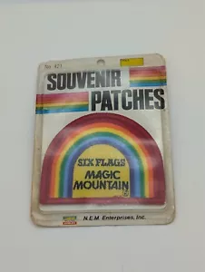 Six Flags Magic Mountain - California Roller Coasters 1970's Patch 421 - Unused - Picture 1 of 2
