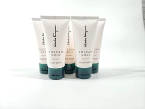 Salvatore Ferragamo Tuscan Soul Convivio Shampoo/Hair Wash - Set of 5 X 1.69 Oz - Picture 1 of 3