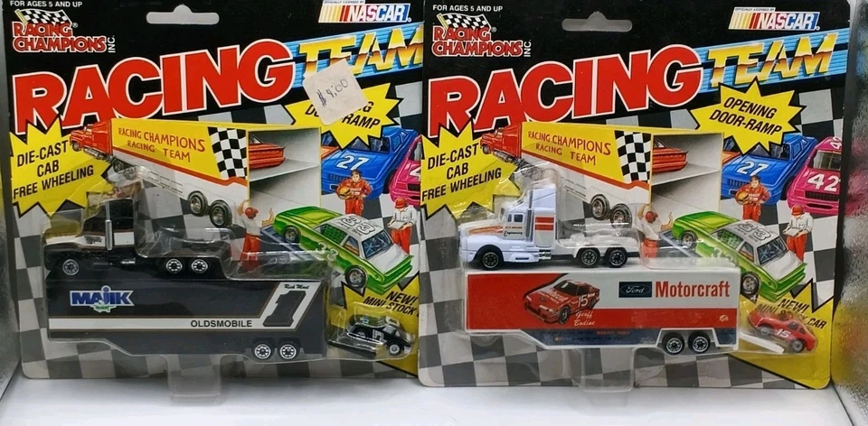 Racing Champions NASCAR Hauler Lote Motorcraft #15 y Oldsmobile #1 Nuevo Sellado Foto 1 de 4