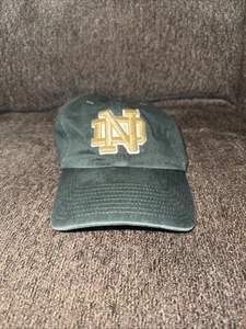 Cappello berretto vintage gemelli impresa Notre Dame combattimento irlandese dab cinturino chiusura verde - Foto 1 di 4