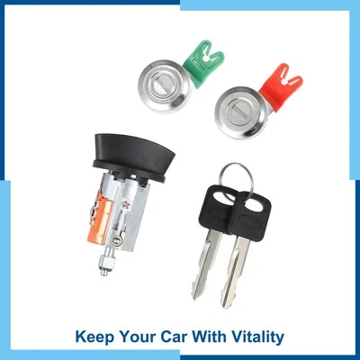Cilindro de bloqueo de encendido y cilindro de bloqueo de puerta con llave para Ford E150 1997-2008 Foto 1 de 4