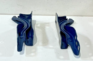 19-23 HYUNDAI SANTA FE FRONT LH & RH HOOD BONNET HINGE PAIR BLUE (ST2) # 101899 - Picture 1 of 9