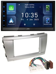 JVC DAB Bluetooth MP3 USB 2DIN Autoradio für Toyota Camry (2006-2011) - Bild 1 von 9