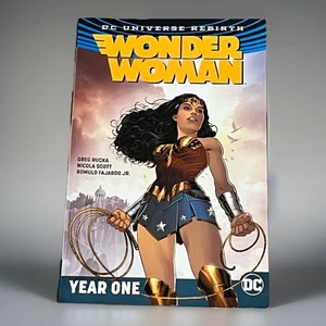 Wonder Woman Vol 2 Year One Greg Rucka DC Comics Graphic Novel Rebirth  - Picture 1 of 5
