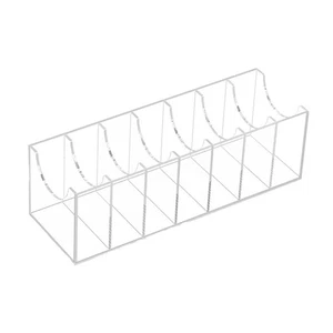 Belt Organizer Home 7 Dividers Storage Holder for Cosmetics - Picture 1 of 3