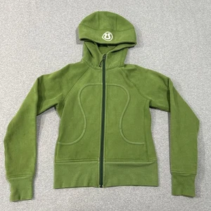 Lululemon Scuba Full Zip Sweatshirt Hoodie Women’s Size 4 Green - Picture 1 of 11