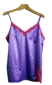 Victorias Secret Tease Chemise Mujer 2XL Púrpura Encaje Camisola Festival Coqueta - Imagen 1 de 11
