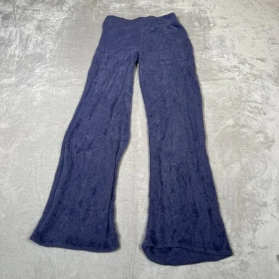 Aerie Pants Womens Medium Blue Elastic Waist Soft Plush Flare Sweatpants - Image 1 of 4