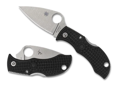 Cuchillo de bolsillo Spyderco Knives Manbug ligero MBKLFP negro FRN VG-10 acero inoxidable Foto 1 de 3