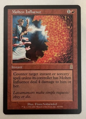 1x Molten Influence Odyssey MTG Magic the Gathering LP - Image 1 of 2