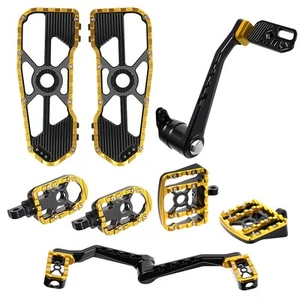 Gold Footboard Footpeg Shifter Brake Lever Kits For Harley ST Road Glide 2024 - Imagen 1 de 9