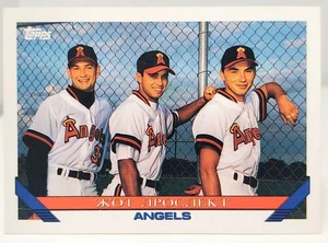 1993 Topps Baseball Card Three Russians California Angels #633 - Picture 1 of 2