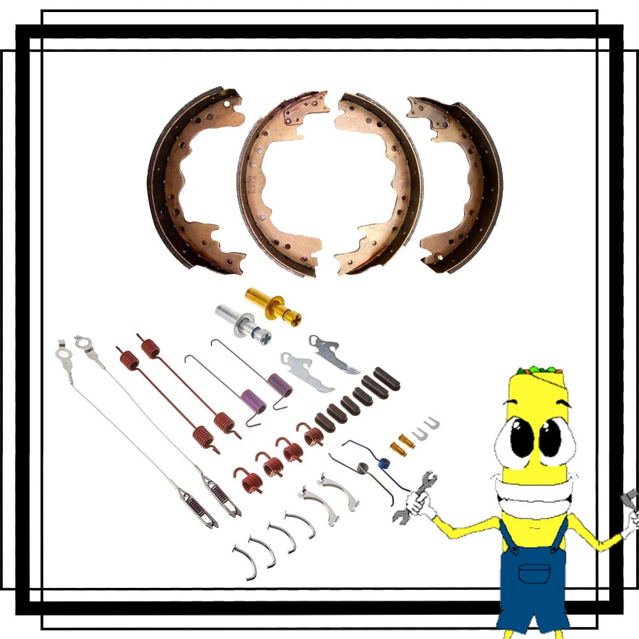 Rear Brake Shoe Hardware & Adjusters Kit for Ford F-250 80-1997 with 3 in Shoes - Image 1 of 1