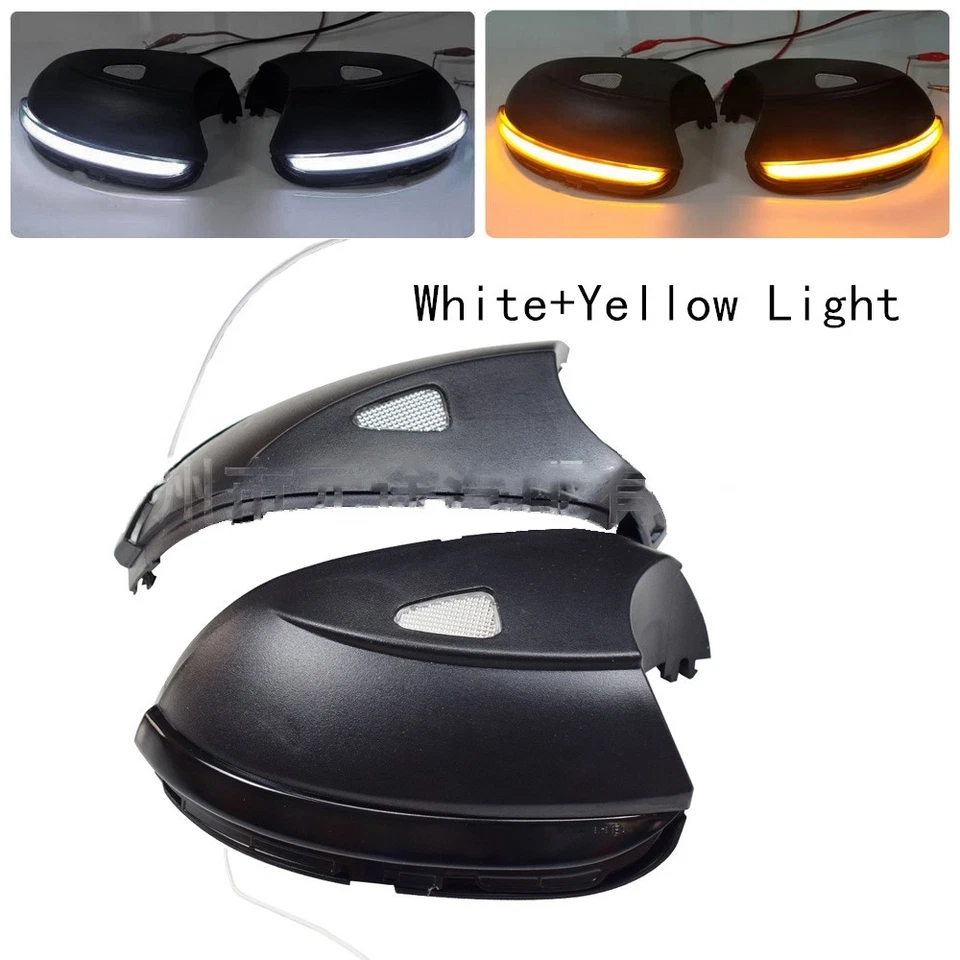 Par de luces de giro del espejo retrovisor lateral para Volkswagen Scirocco Passat Foto 1 de 1