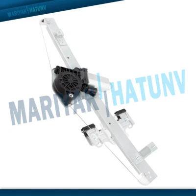 Power Window Regulator w/ Motor Rear Left Driver Side For Silverado Sierra 07-13 - Image 1 of 4