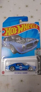 Hot Wheels 1970 Pontiac Firebird Blue Long Card New 2022 Long Card - Picture 1 of 1