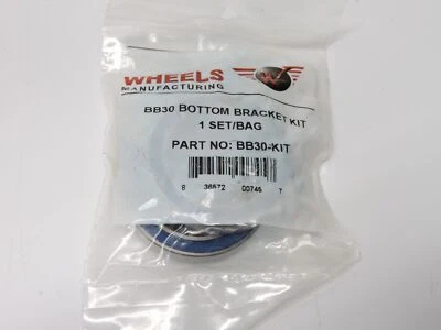 Wheels Manufacturing BB30 ABEC-3 Bearings & Clip Kit - NEW! - Image 1 of 2