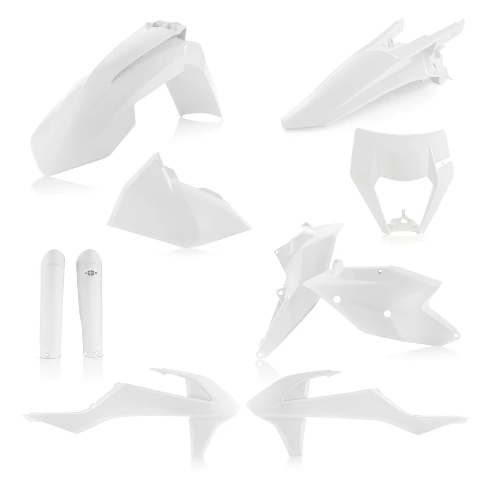Kit completo de plástico - Acerbis 2733420002 blanco se adapta a muchas 17-19 KTM 150-500 Foto 1 de 1