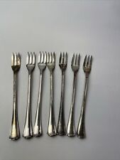 Set Of 7 Dessert Dinner Forks Silverplate 1847 Rogers Bros