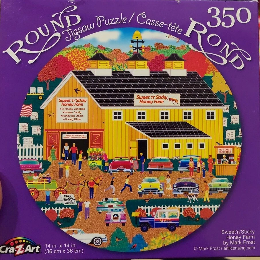 🧩 NEW Puzzle-350 Piece Sweet N Sticky Honey Farm Sealed Cra-Z-Art Puzzlebug Bee - Image 1 of 1